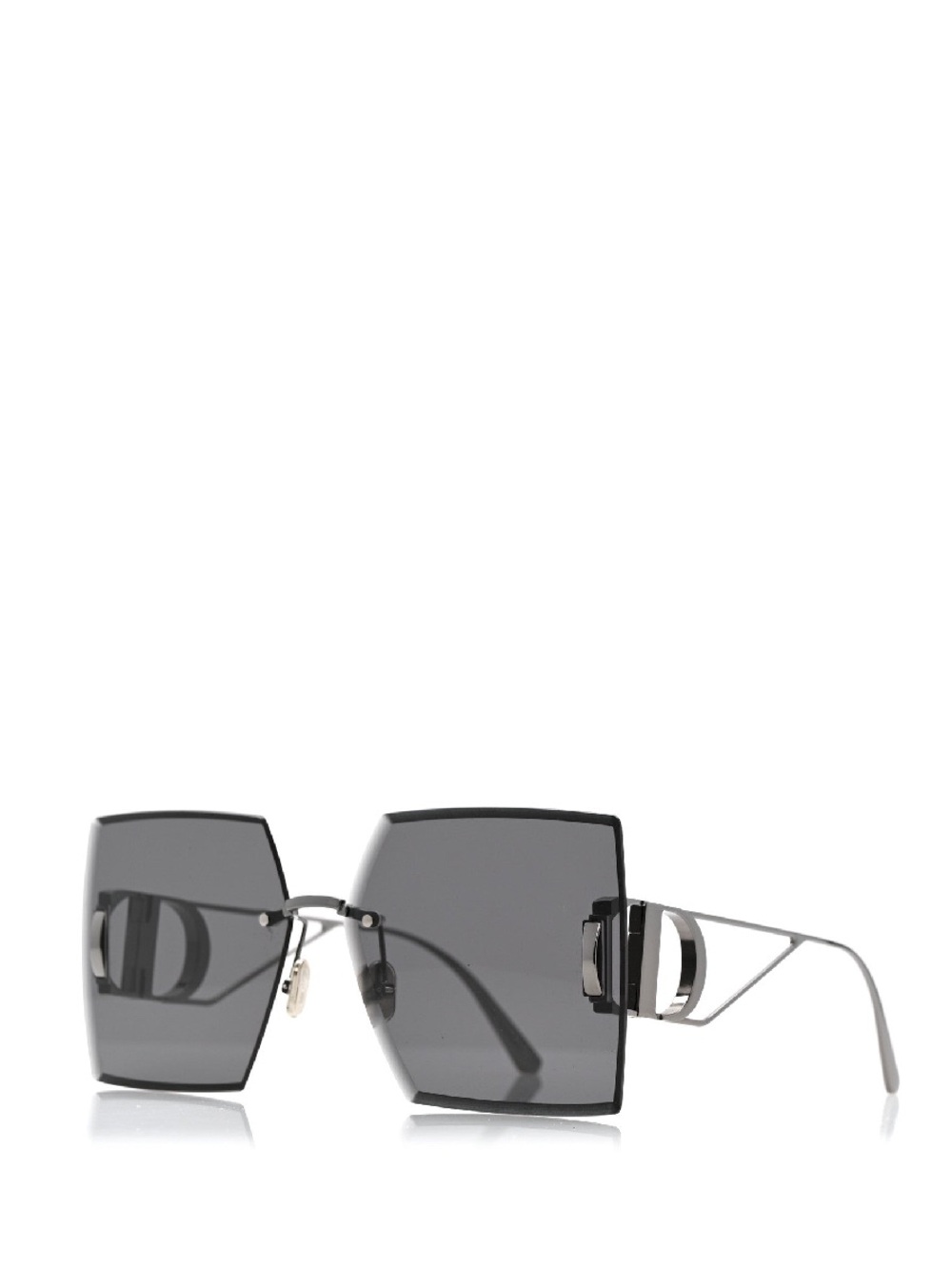 Luxury Square Frameless Women's Sunglasses - Black 
Christian Dior